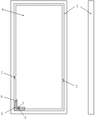 Multiband all-metal frame adjustable mobile phone antenna