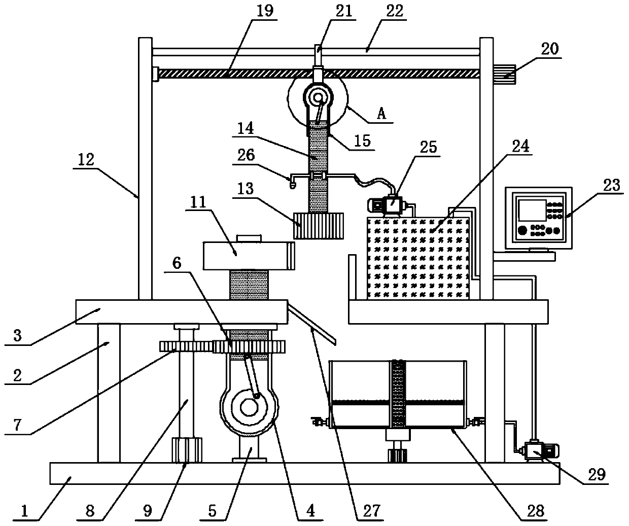 A sophisticated CNC precision gear shaping machine