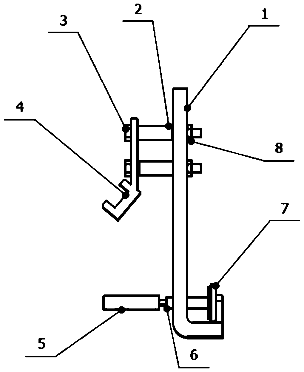 Clutch lifting device and debugging method thereof