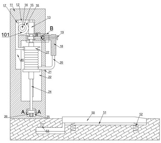 A charging pile charging line safety device