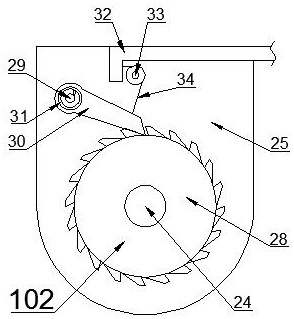 A charging pile charging line safety device