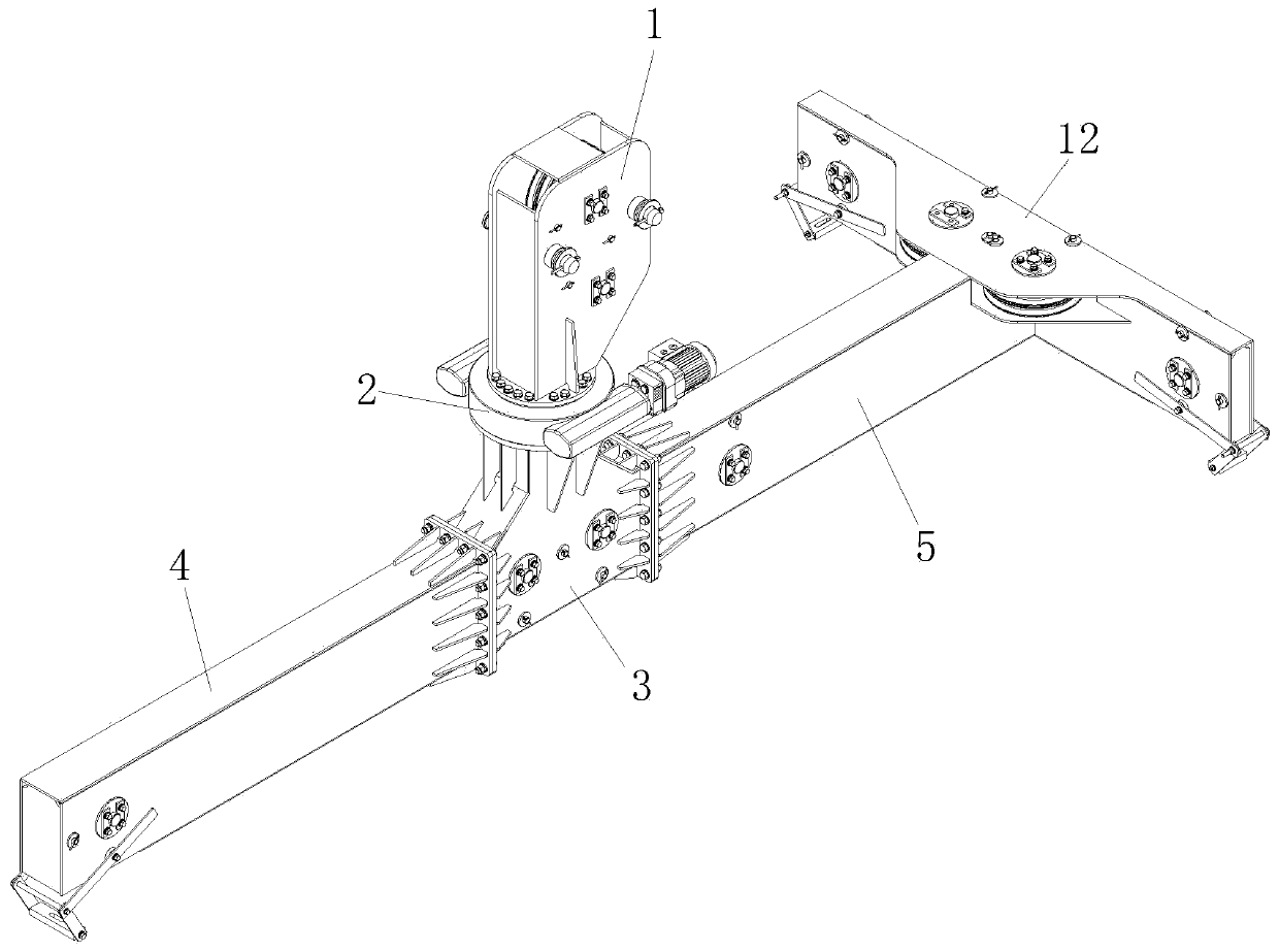 Six-rope arm head