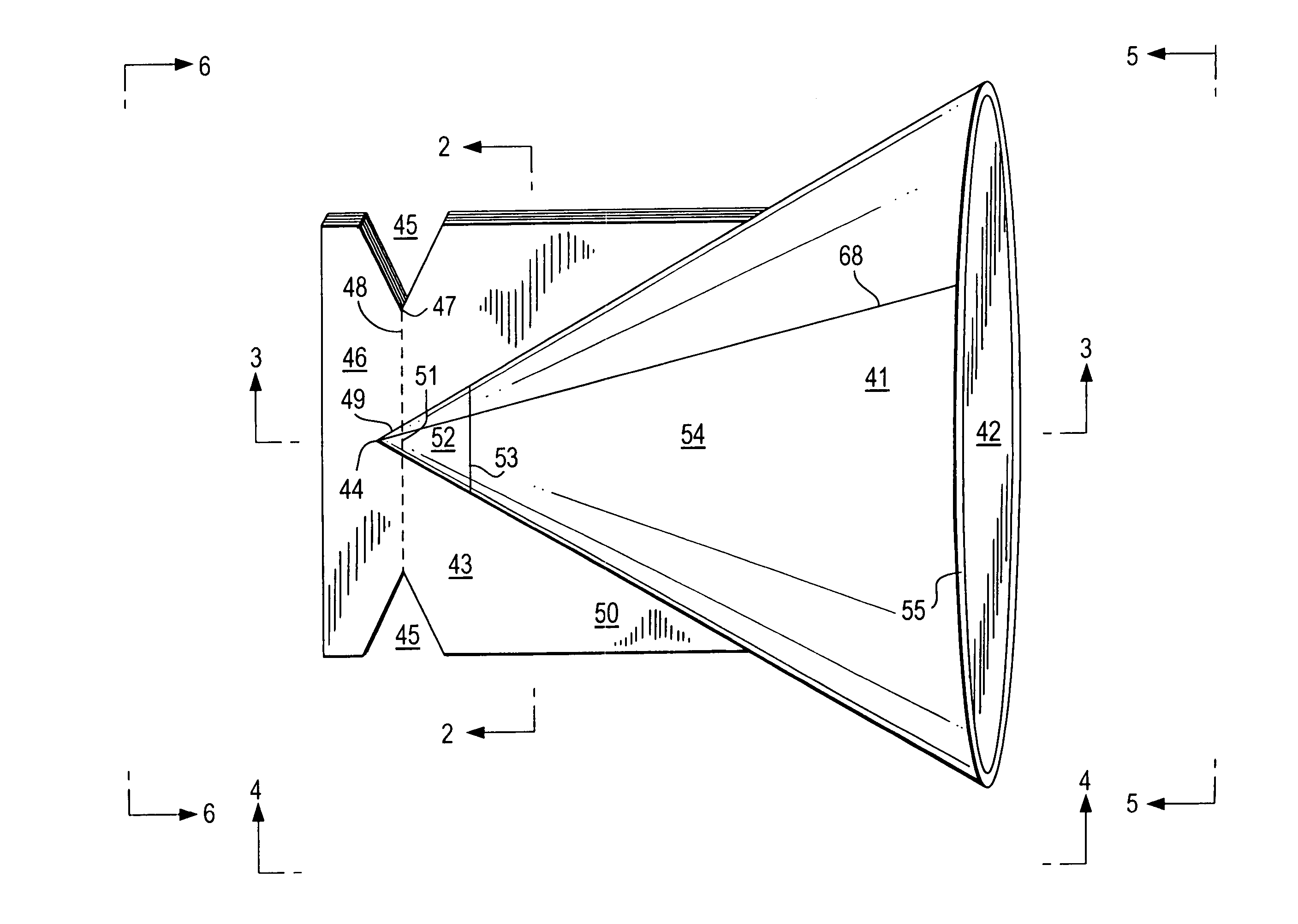 Conical reinforced re-sealable dispenser