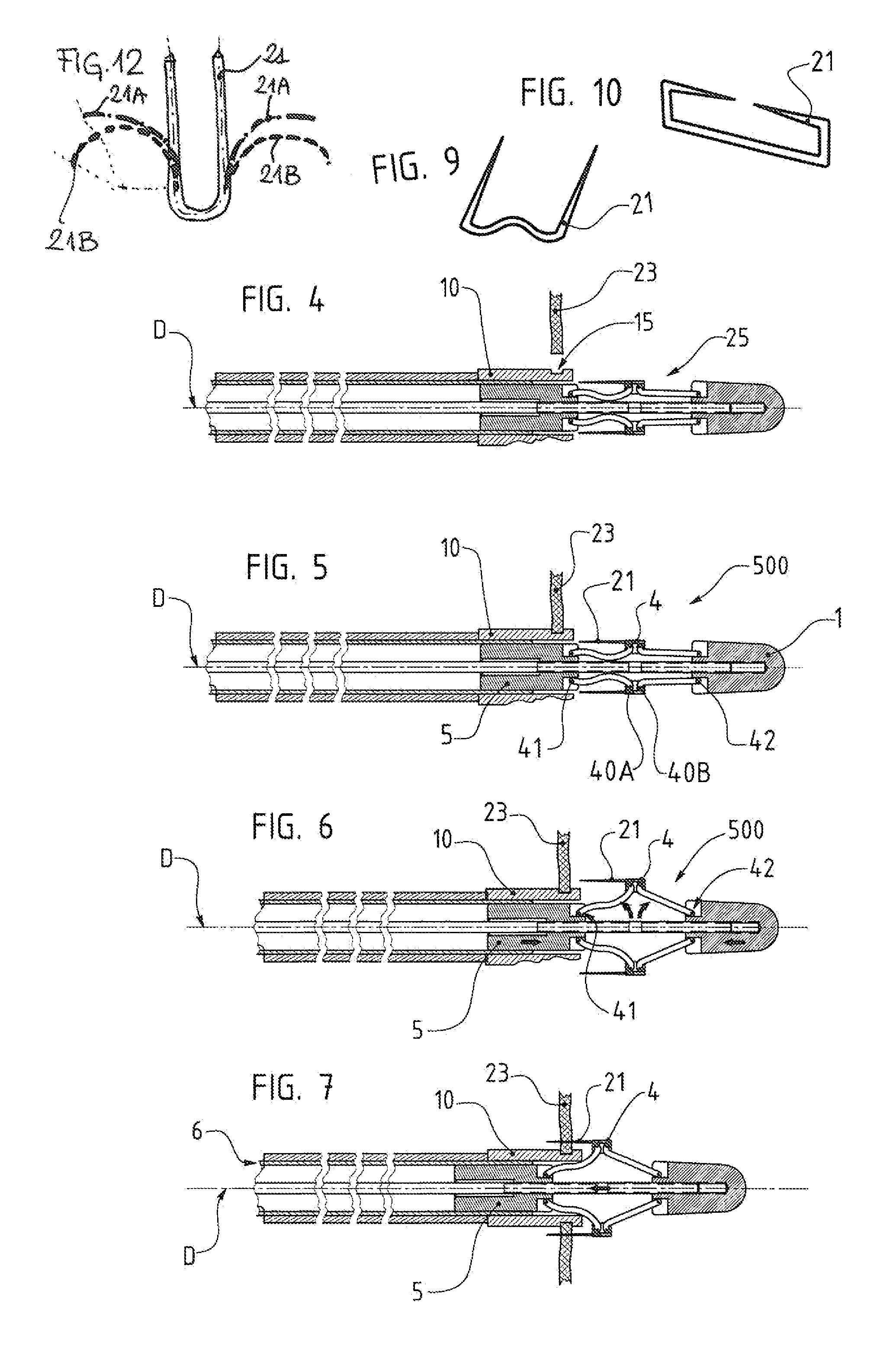 Automated insertion device for heart valve prosthesis