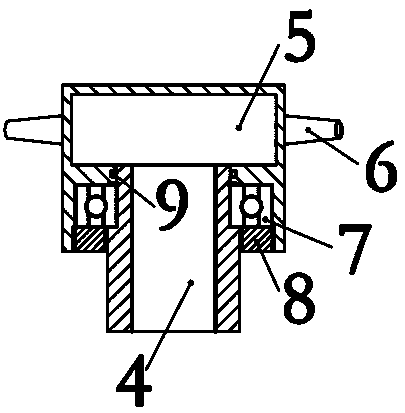 Mist spraying assembly for firefighting robot