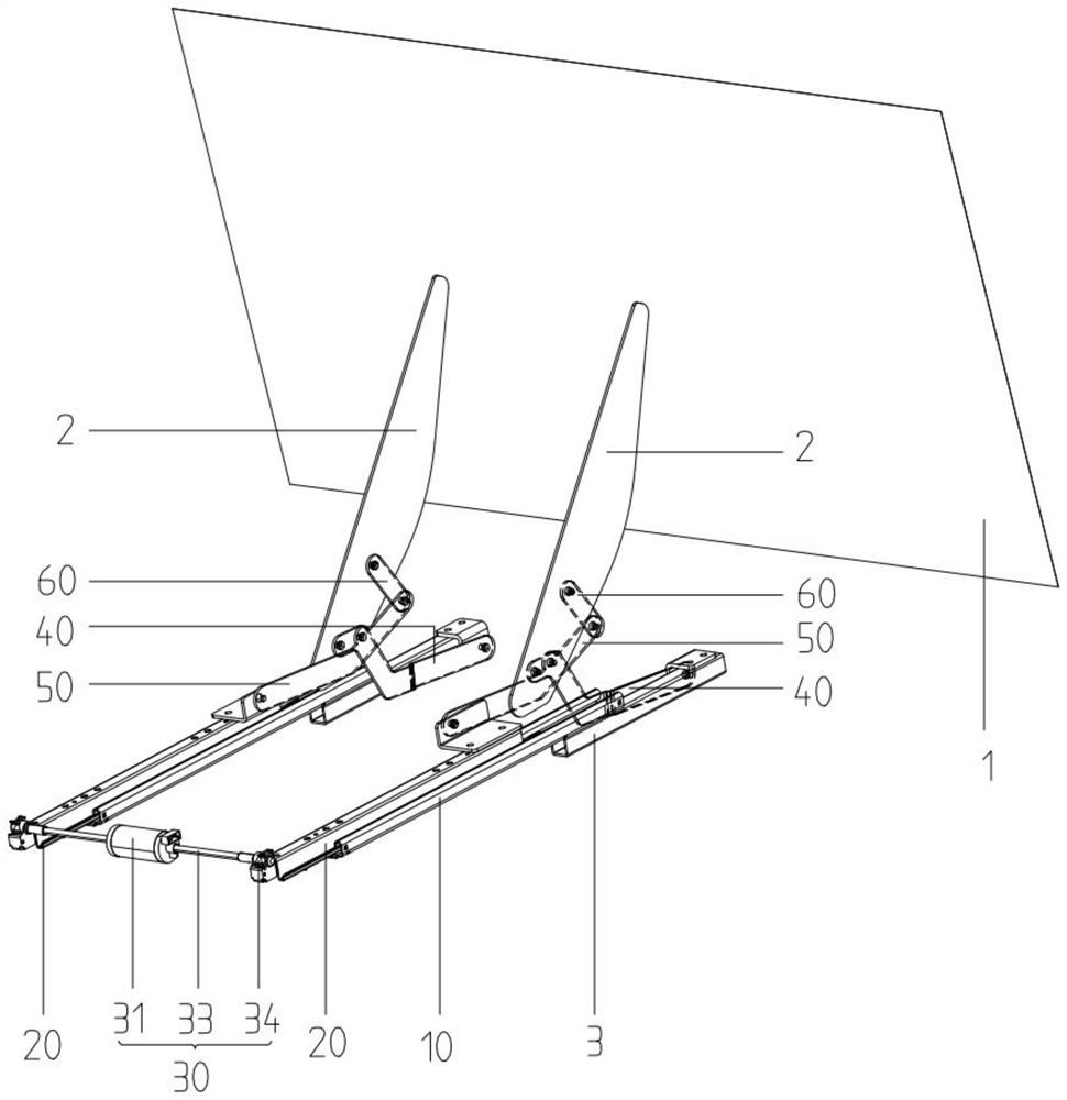 Seat floating adjusting device