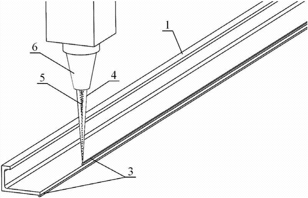 A 3D additive T-shaped structure double-sided laser welding method