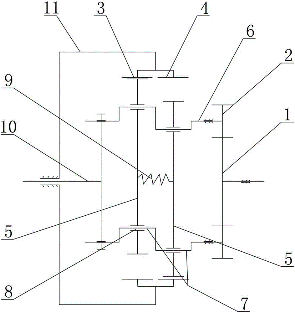 Planetary gear transmission mechanism, robot joint reducer and robot