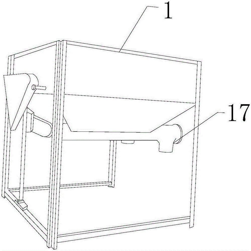 Organic fertilizer packaging silo