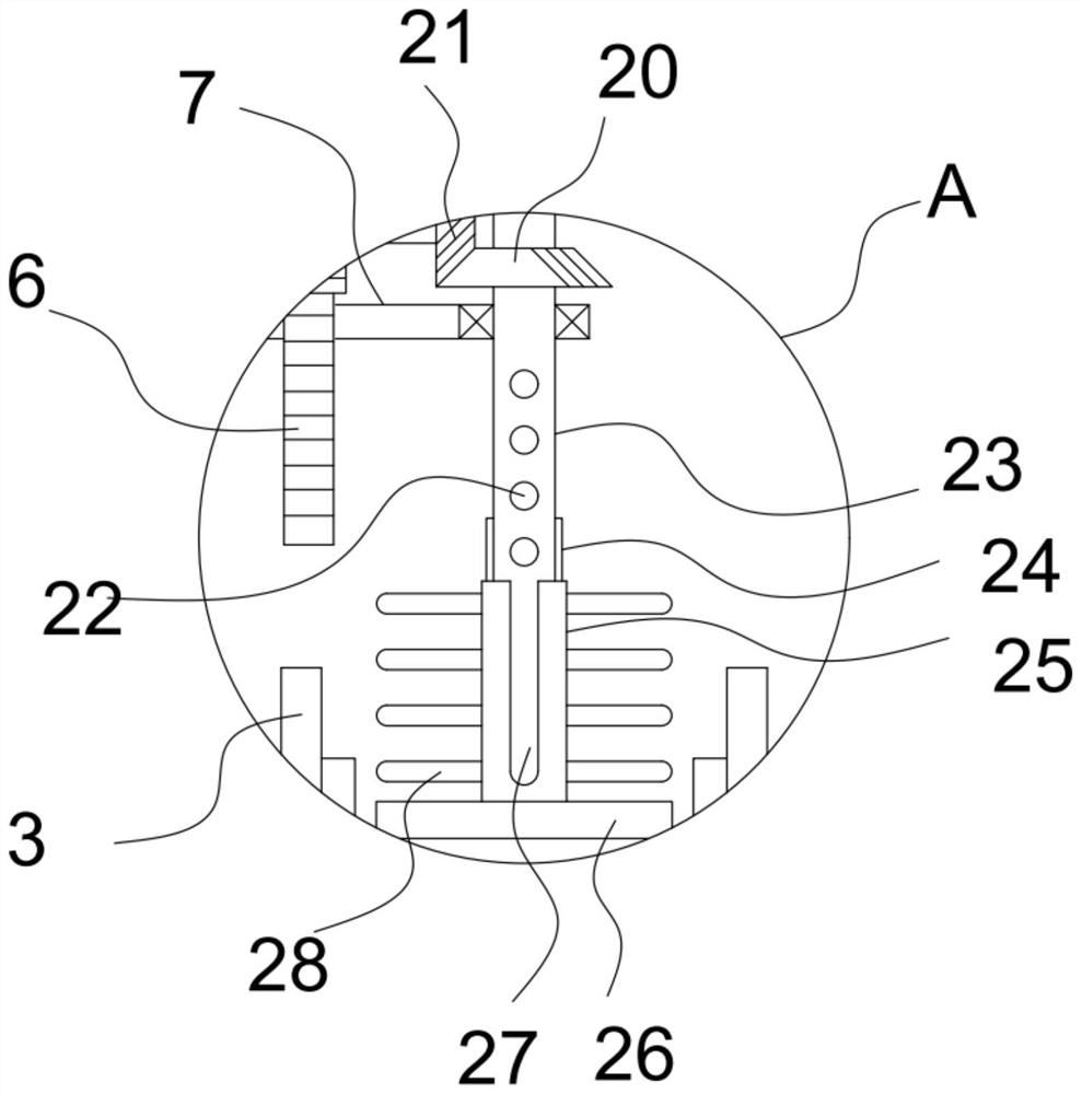 Concrete rotary stirring and mixing device for building construction