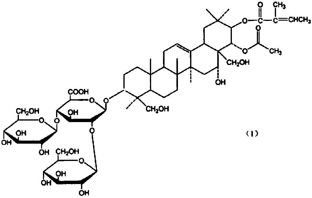 Horse chestnut extract gel, as well as preparation method and application thereof