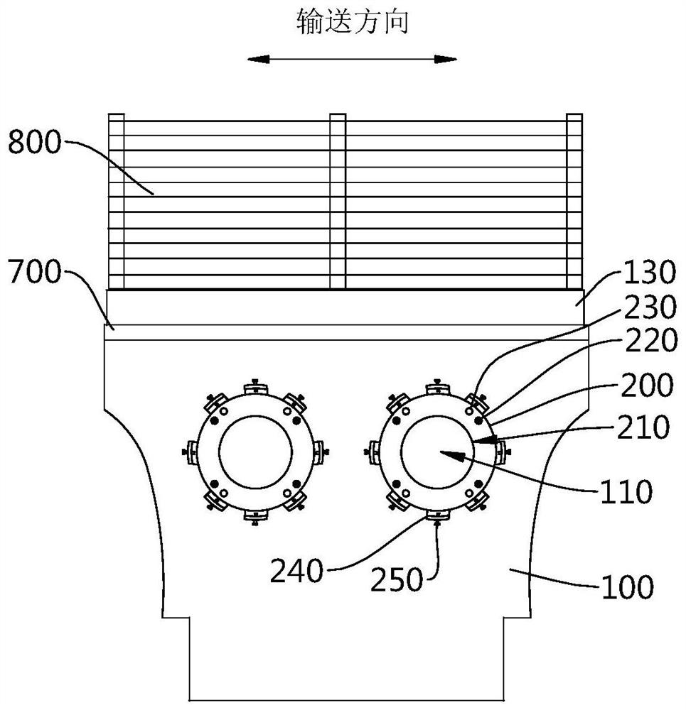 A kind of installation method of apron base and apron motor