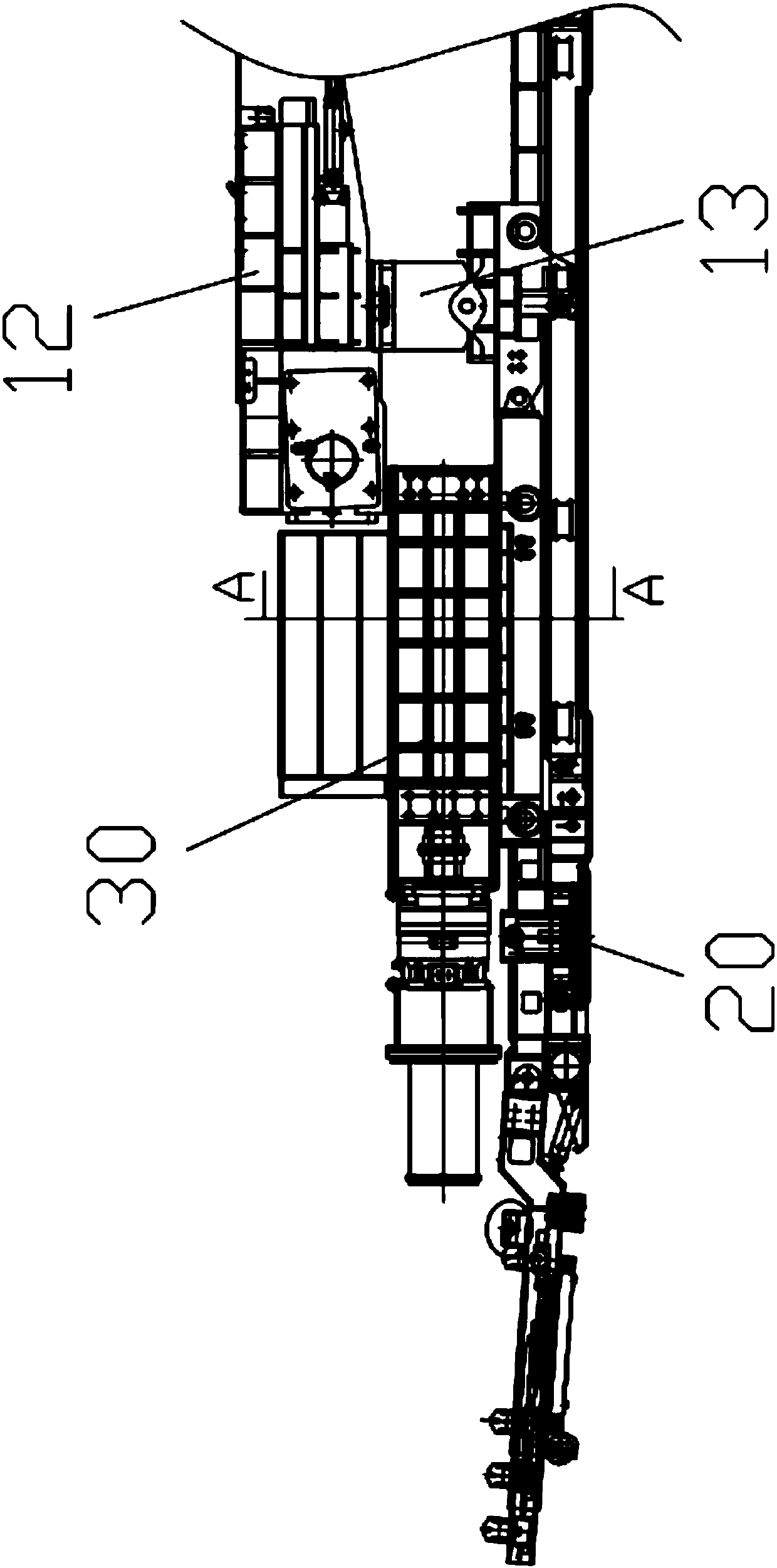 Raw coal transportation and crushing system for coal mine underground workers