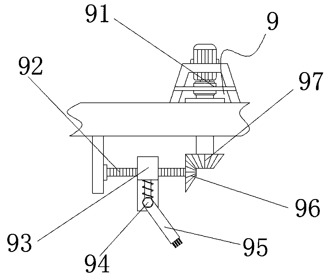 Foundation soil backfilling and compacting device for geological drilling