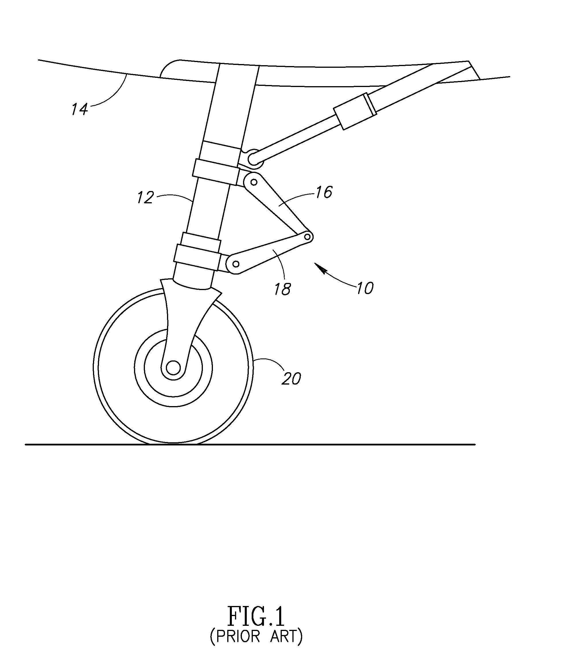 Torque link with shimmy damper