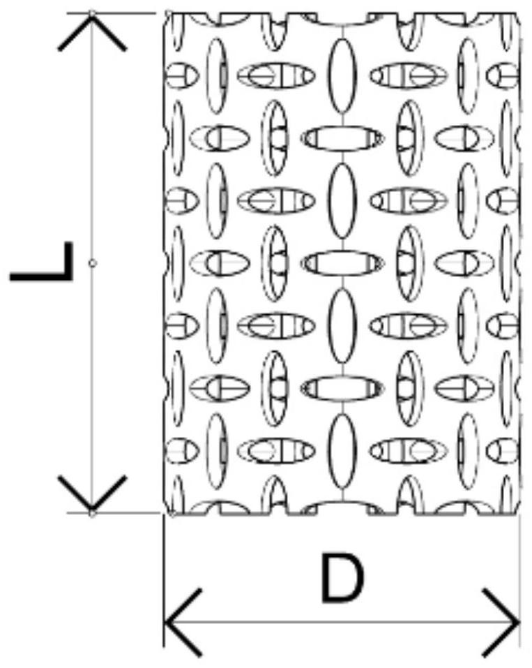 Round steel pipe concrete with negative Poisson's ratio effect and design method thereof