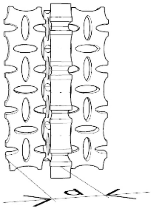 Round steel pipe concrete with negative Poisson's ratio effect and design method thereof