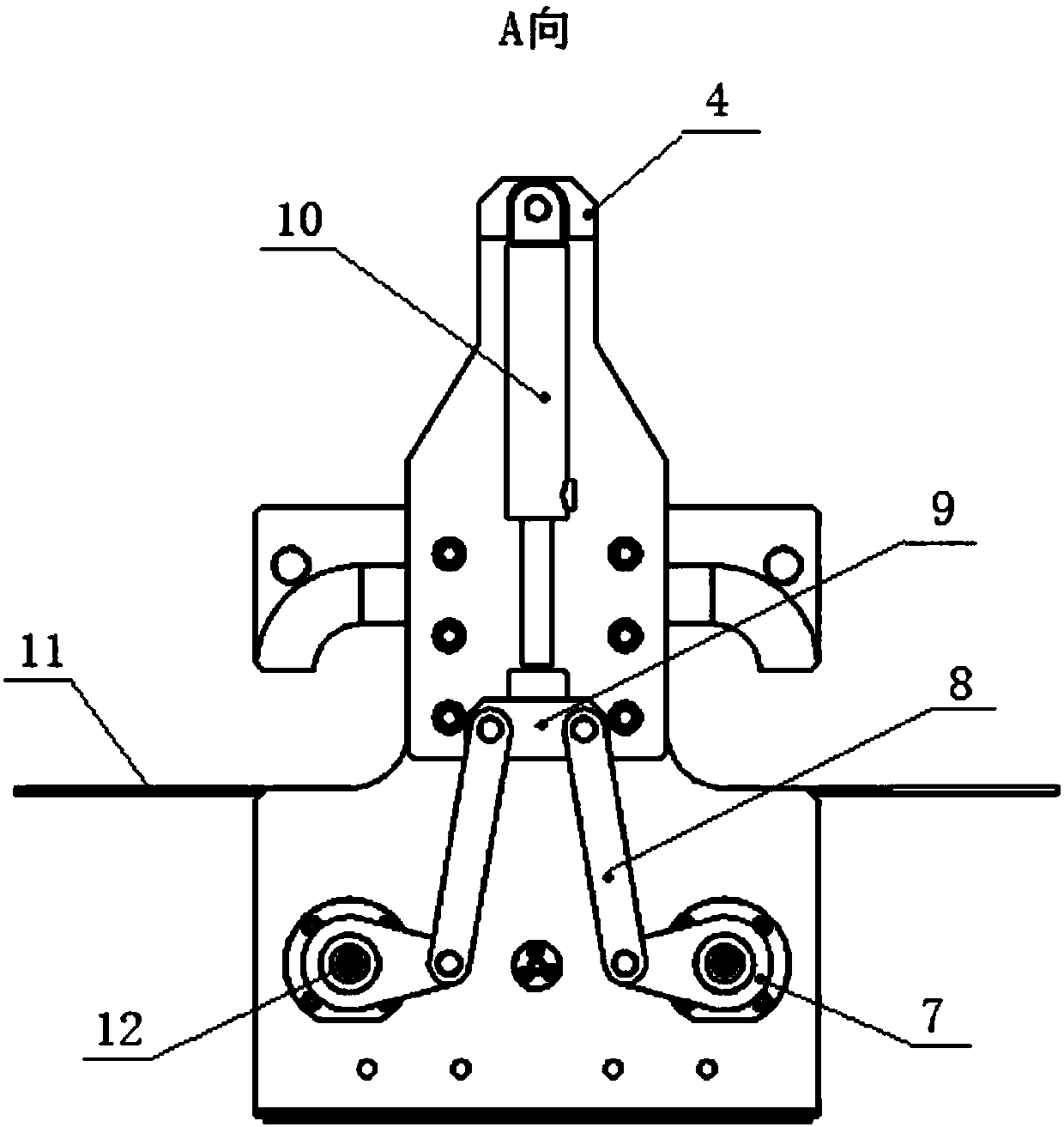 Automatic hydraulic elevator device