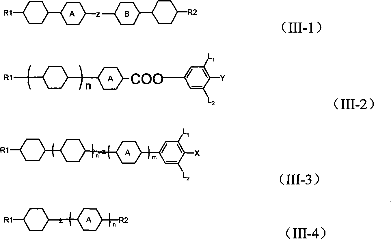 Nematic phase liquid crystal composition