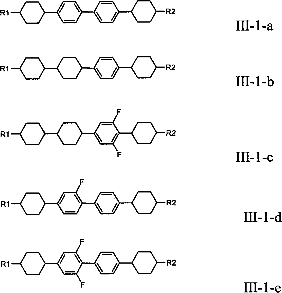 Nematic phase liquid crystal composition