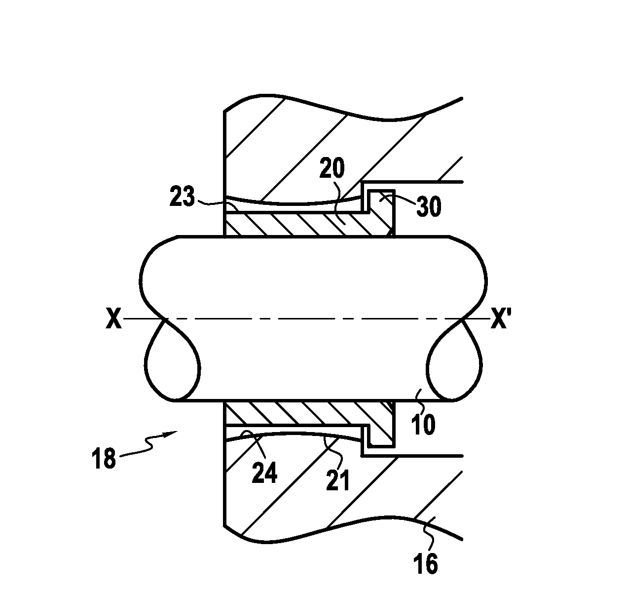 Auxiliary bearing for magnetically suspended rotor system