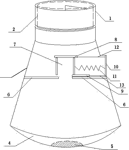 Measuring type seasoning powder jar