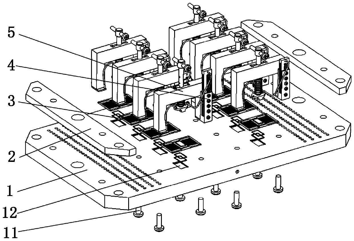 Vacuum soaking assembly welding device and welding method for electronic products