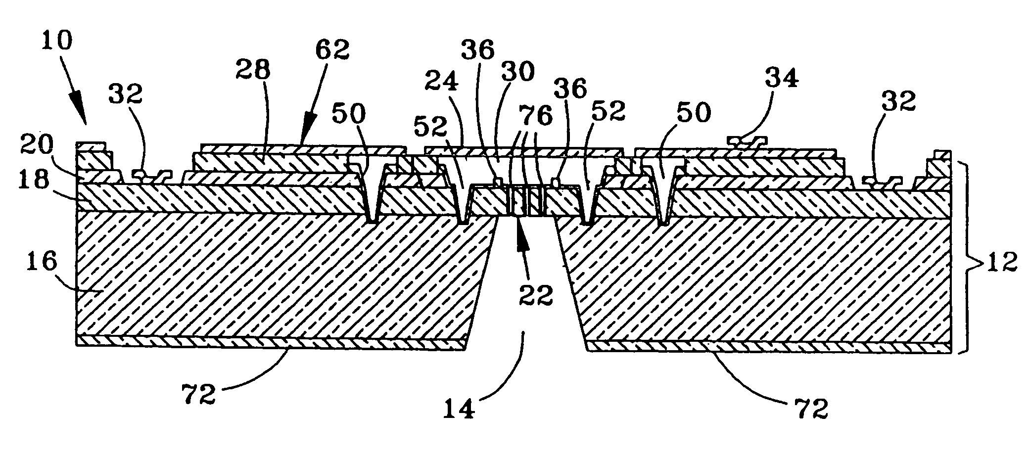 Process of forming a capacitative audio transducer