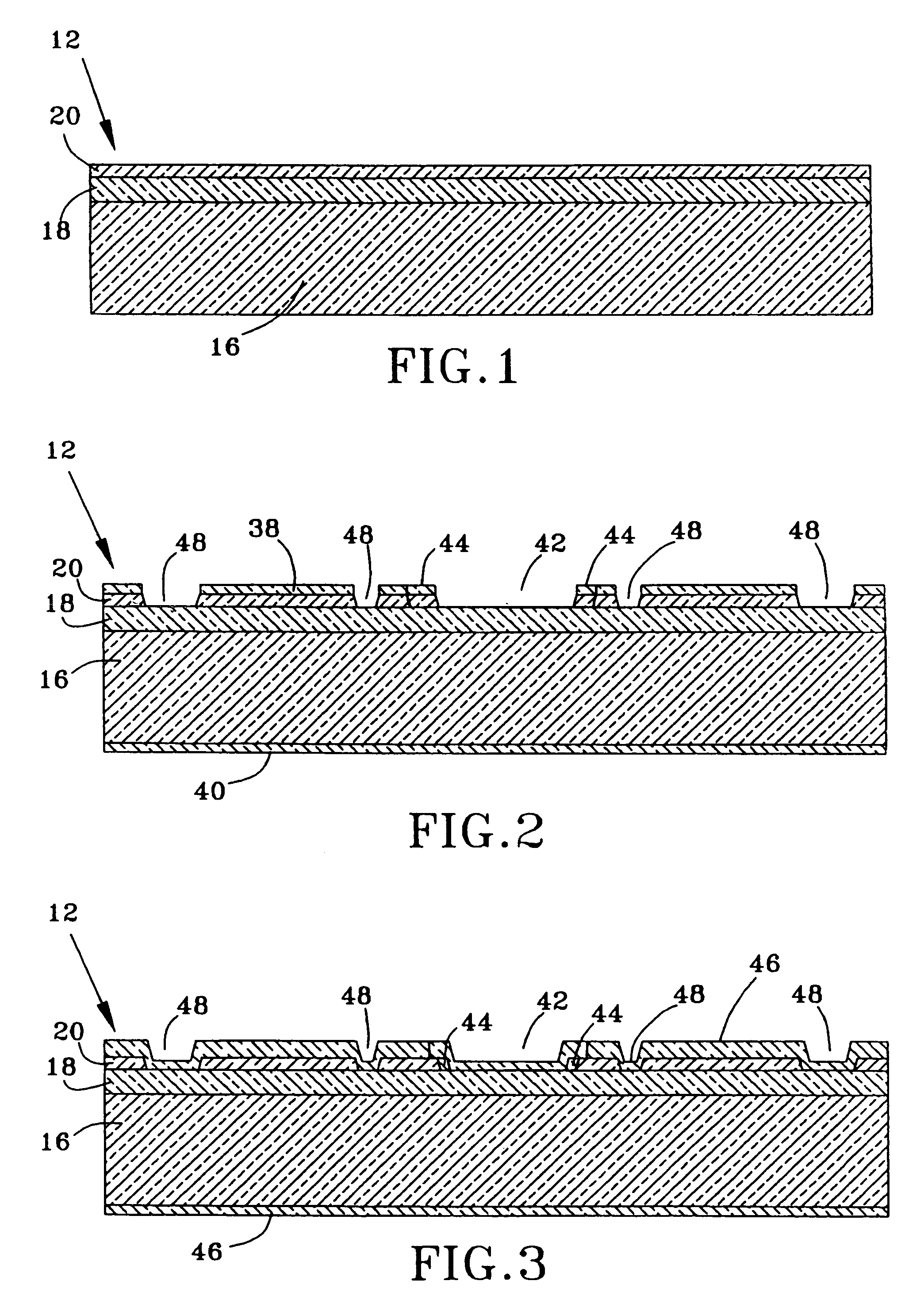 Process of forming a capacitative audio transducer