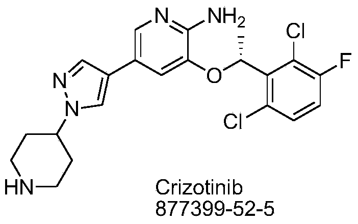 Synthetic process method for novel antineoplastic molecular targeted drug of crizotinib