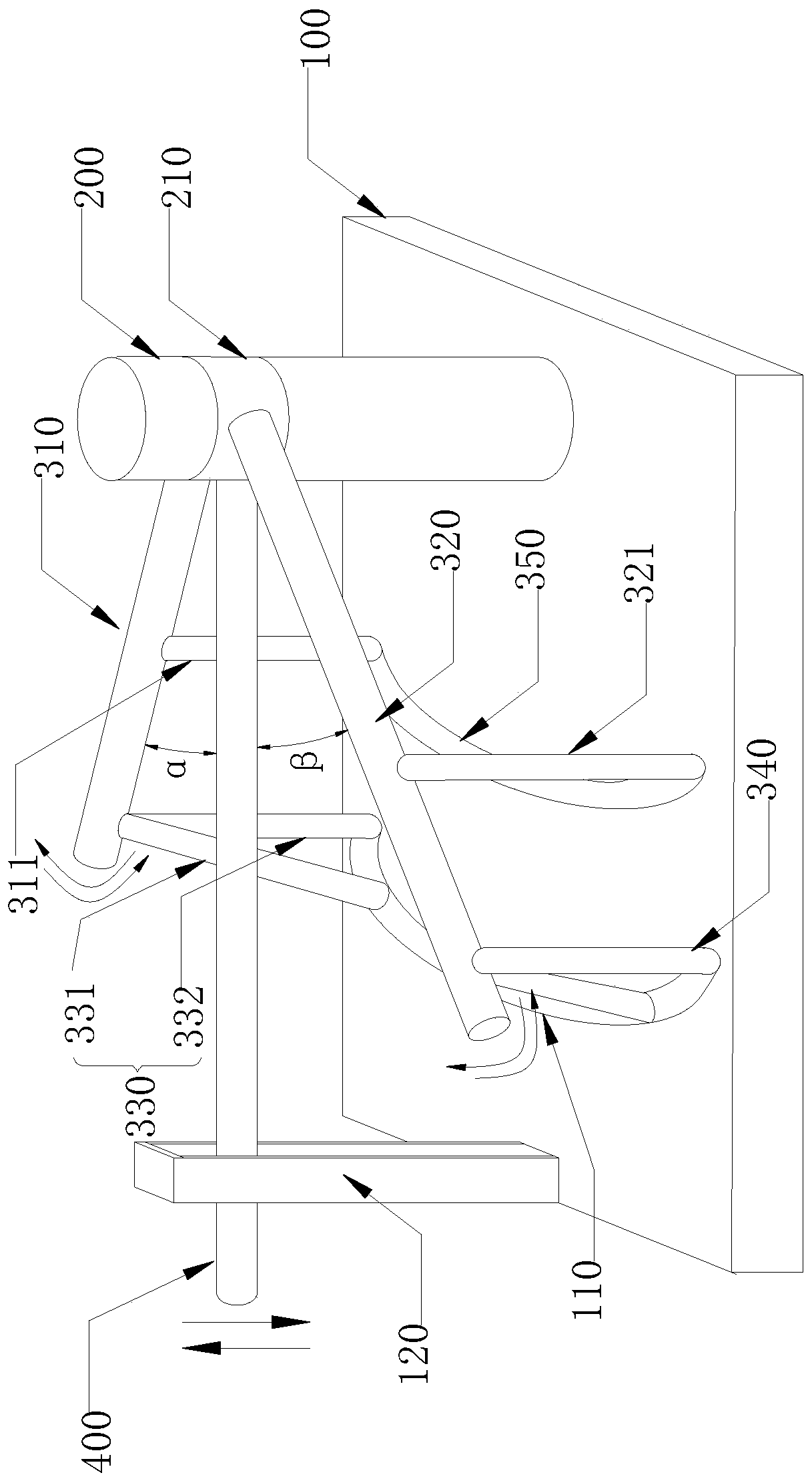 Small-caliber conical plate rolling machine and use method thereof