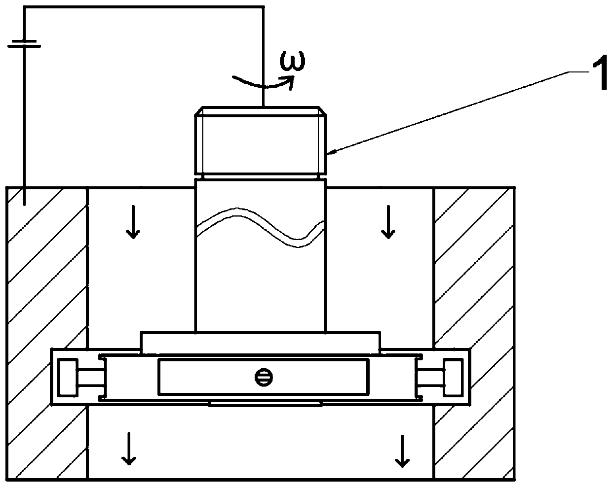 Cam expansion rotating tool cathode for electrolytic machining