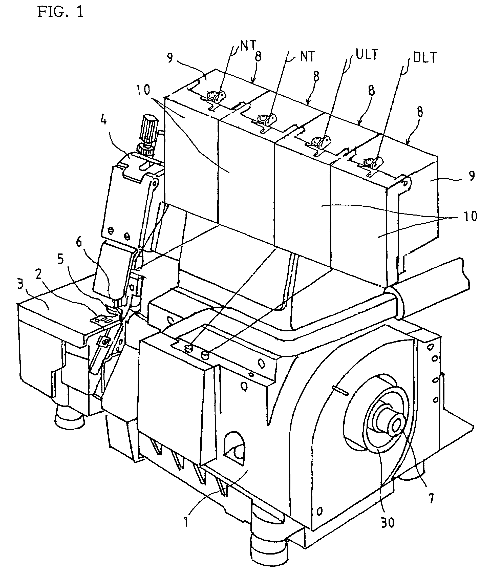 Thread supplying device of sewing machine