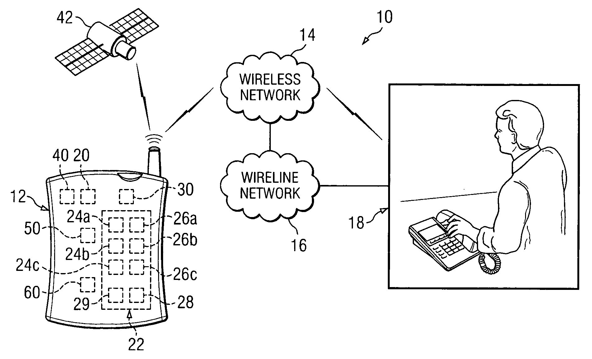 Handheld portable automatic emergency alert system and method