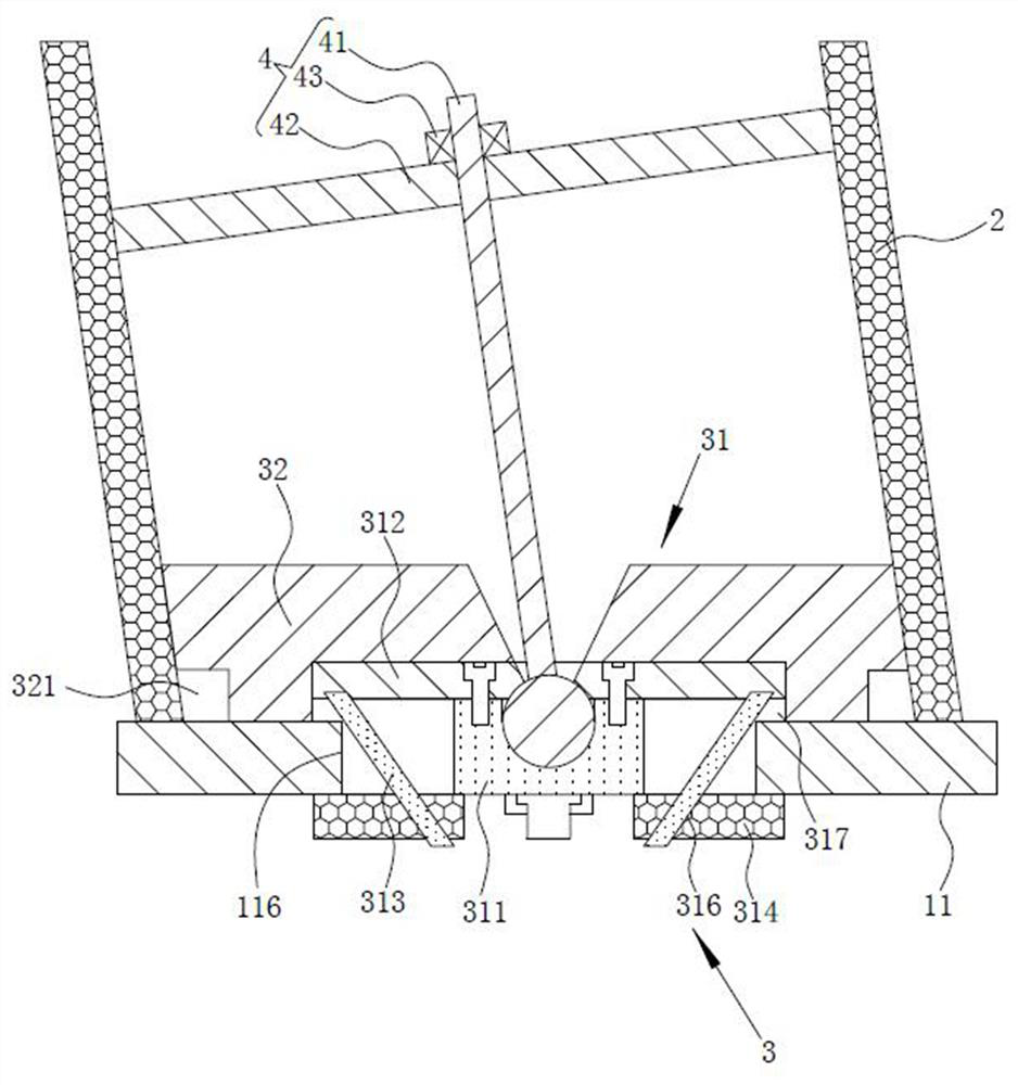 Lower chord bending tubular joint of inclined truss of large-span roof system