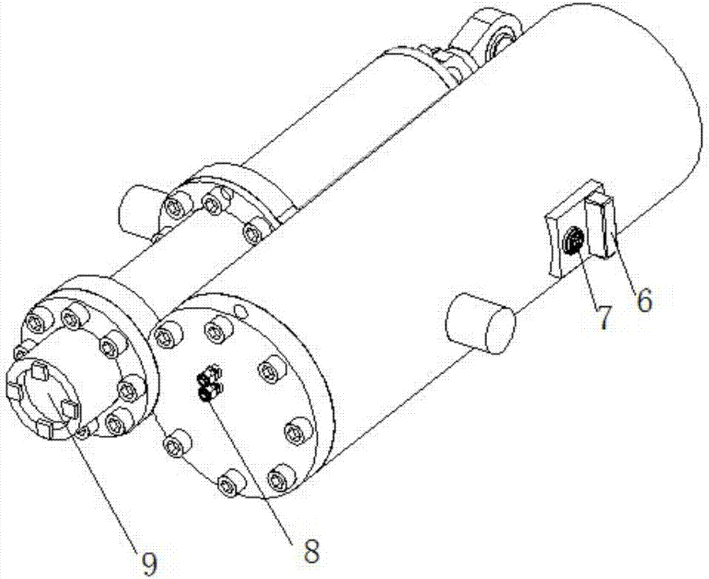 Highly-integrated pressure balance type deep sea electro-hydraulic servo mechanism