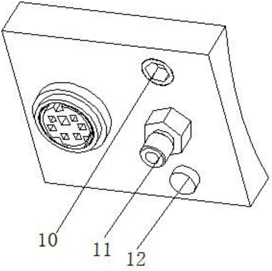 Highly-integrated pressure balance type deep sea electro-hydraulic servo mechanism