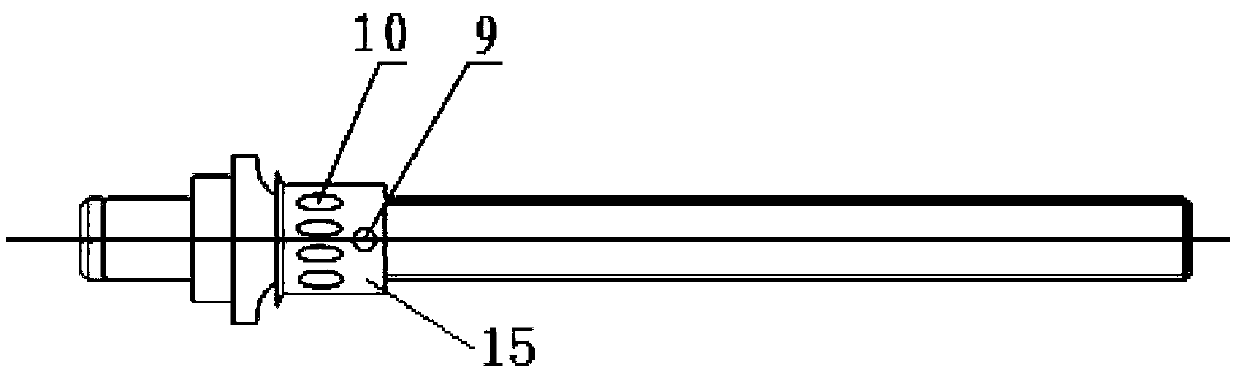 Lifting support device for binding ring part of high-voltage-grade device body