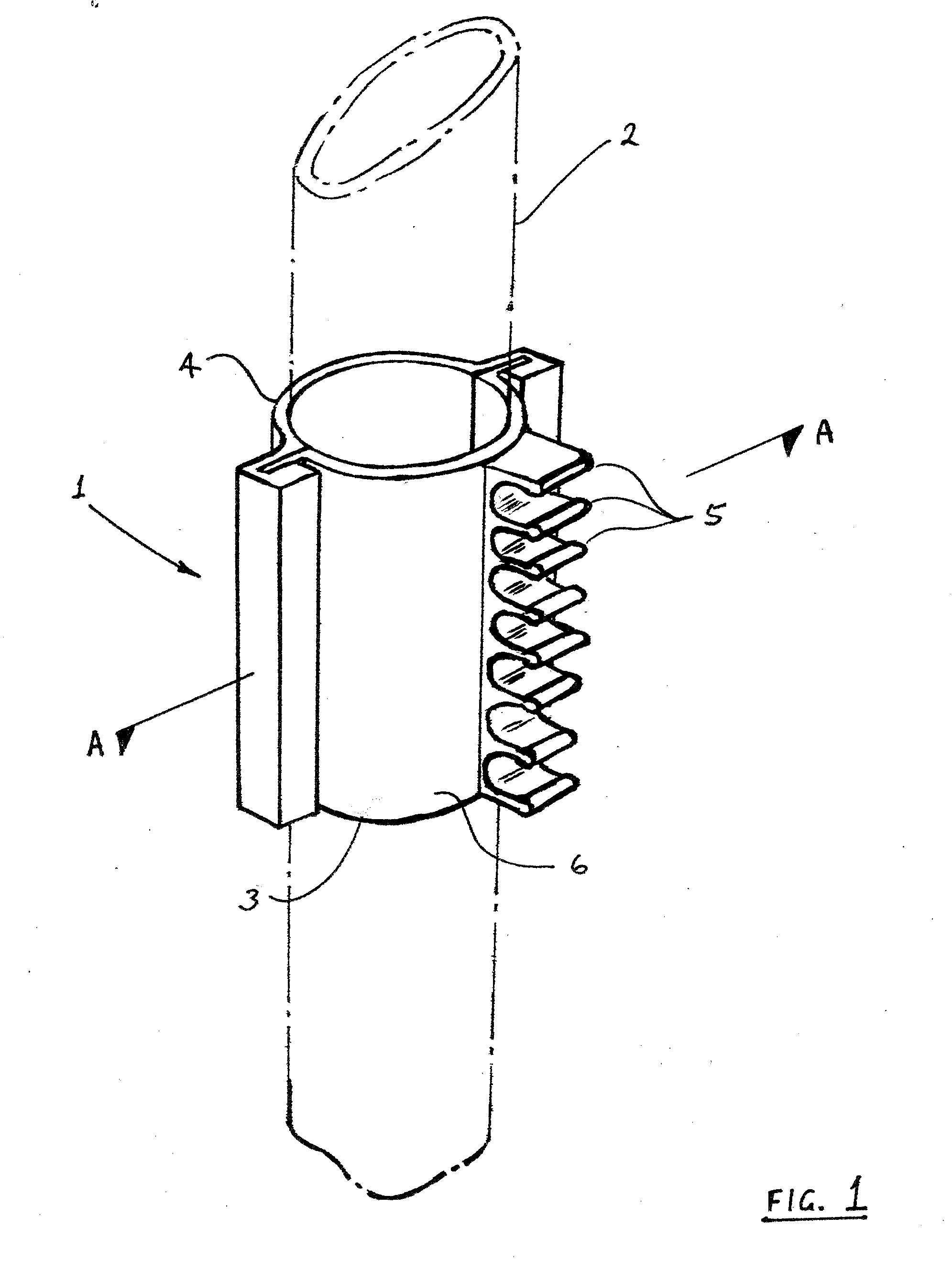 Securing elements to pipes or tubes