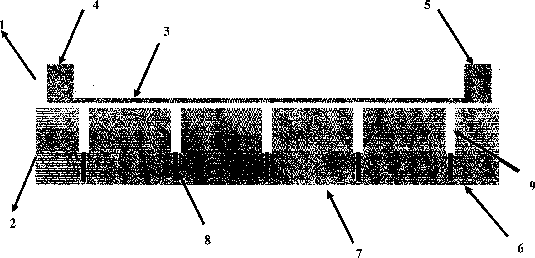 Split type micro-electric mechanic system and preparation method thereof