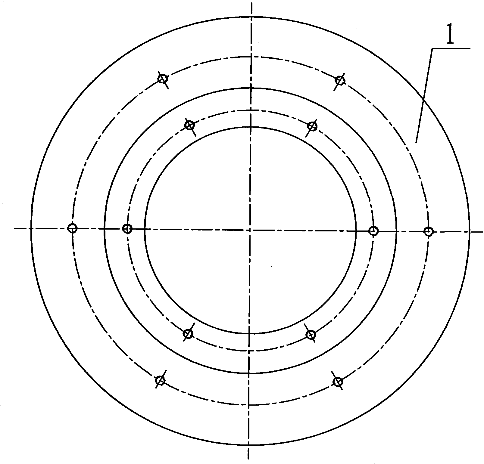 Preparation mould of carbon fiber composite material casing of airplane and aircraft and forming method thereof