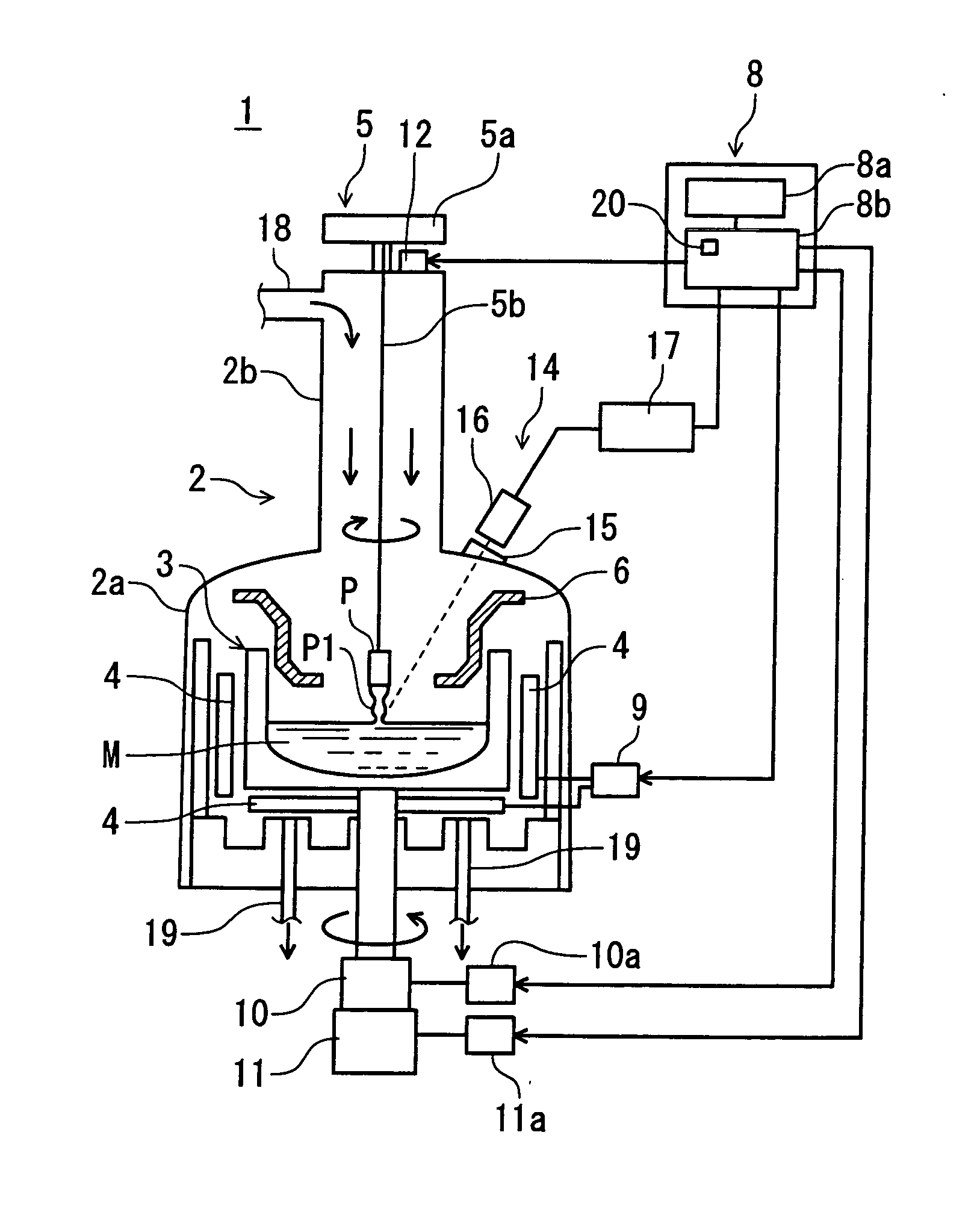 Single crystal pulling-up apparatus and single crystal pulling-up method