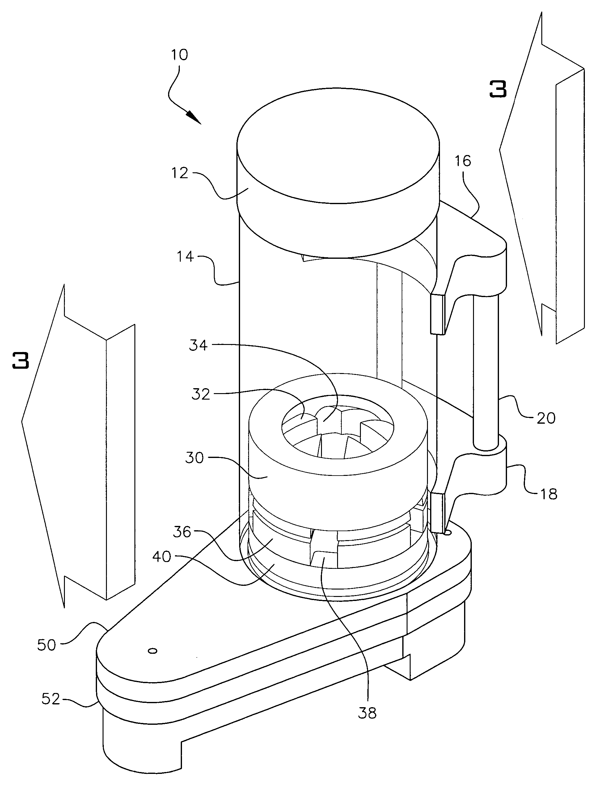 Cassette for dispensing pills