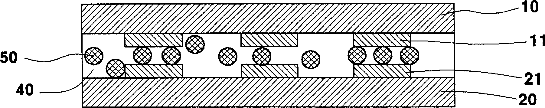 Isotropic conductive adhesive and adhesive film using the same