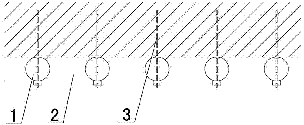 Manual hole digging support pile prestress anchor cable anchoring structure and construction method of anchoring structure