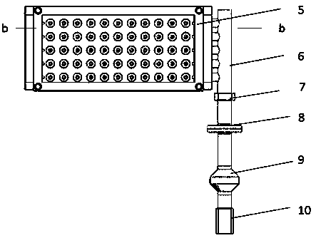 Finishing machining device and method in pneumatic suspension abrasive tank