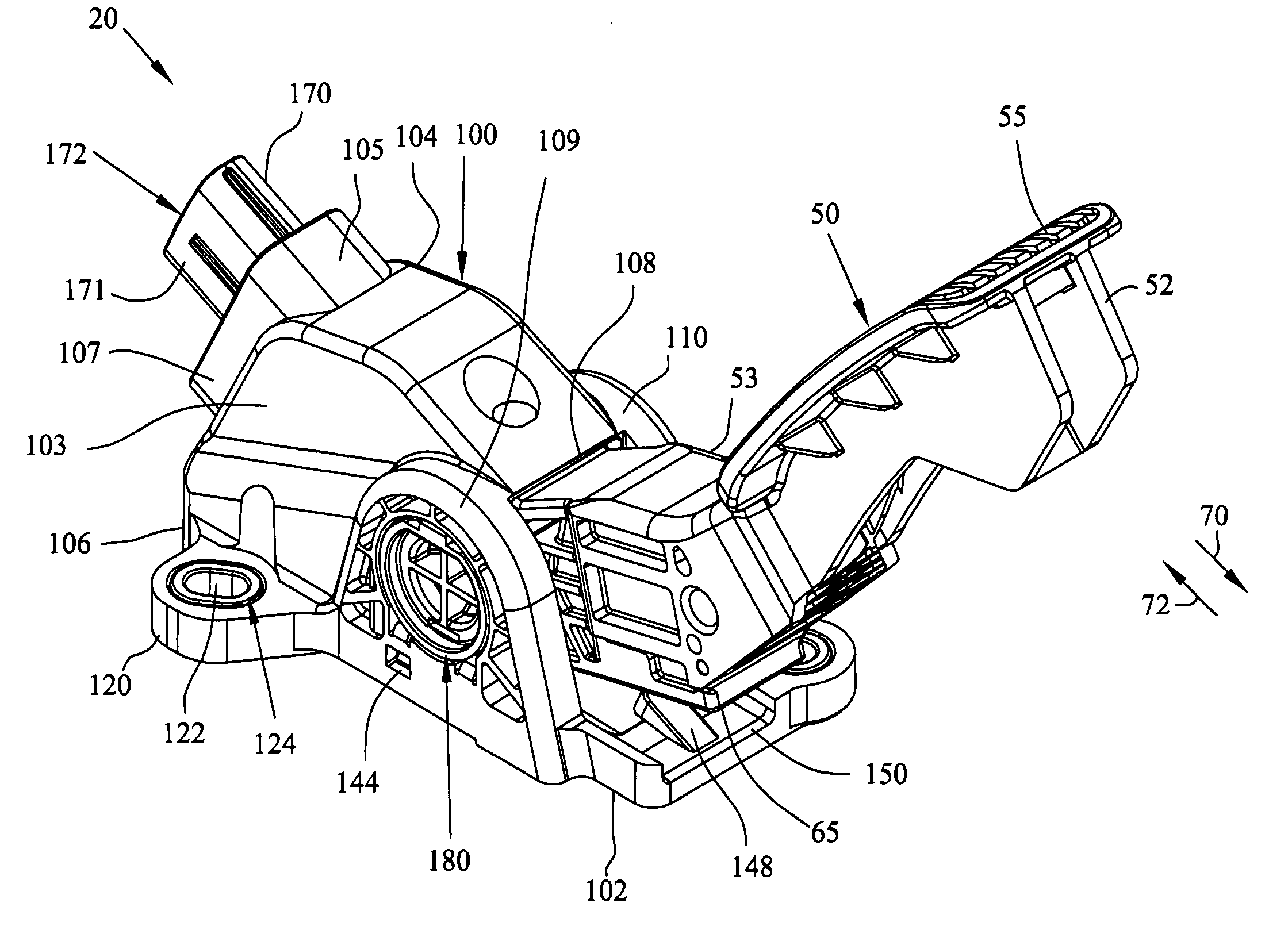 Accelerator pedal for a vehicle