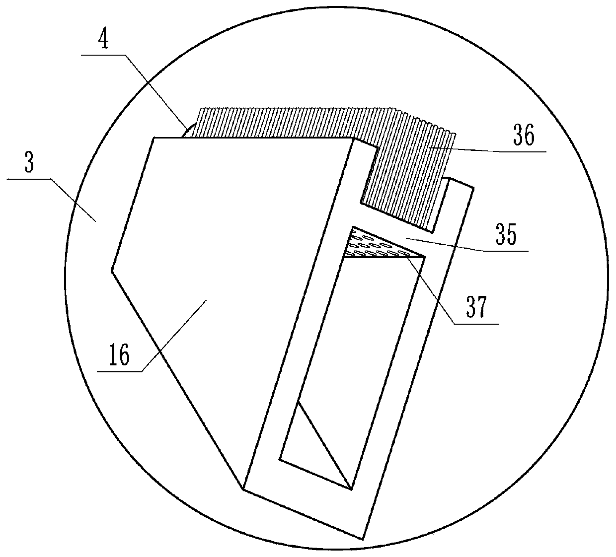 Collagen fiber bundle forming equipment for hemostatic materials