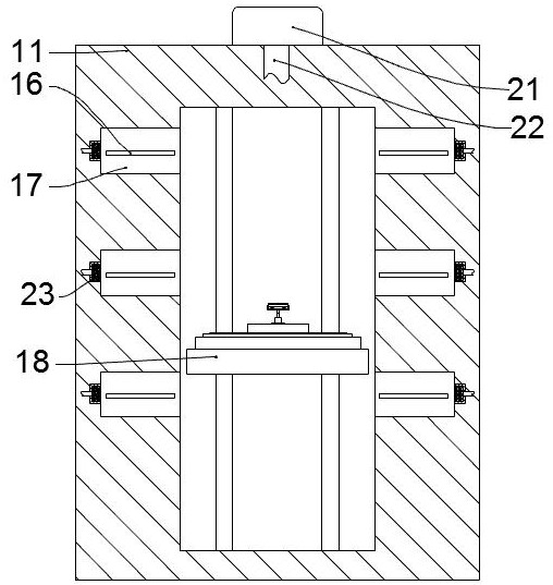 Textile fabric storage and display comprehensive intelligent frame utilizing fan to dehumidify