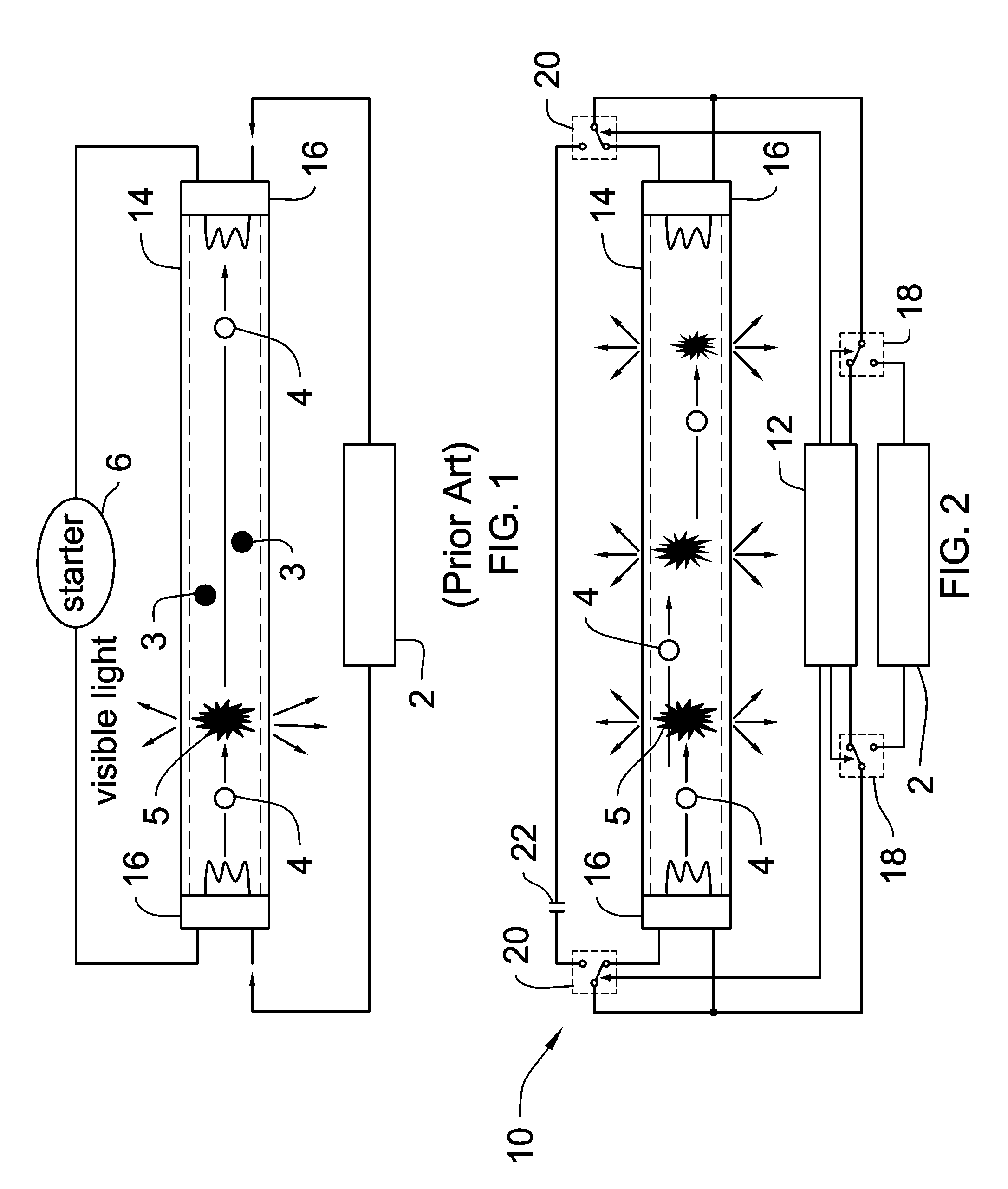 Lighting fixture and method for operating same